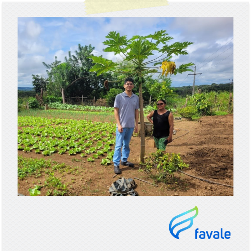 Aluno e Professor da FAVALE Desenvolve Pesquisa sobre Agricultura Orgânica e Seus Impactos Sociais em Assentamento Califórnia